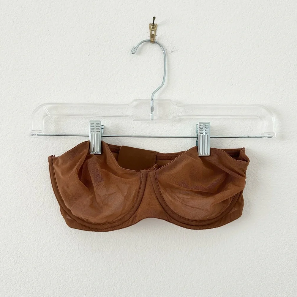 Skims Limited Edition Ultra Fine Mesh Strapless Bra - Picture 1 of 6